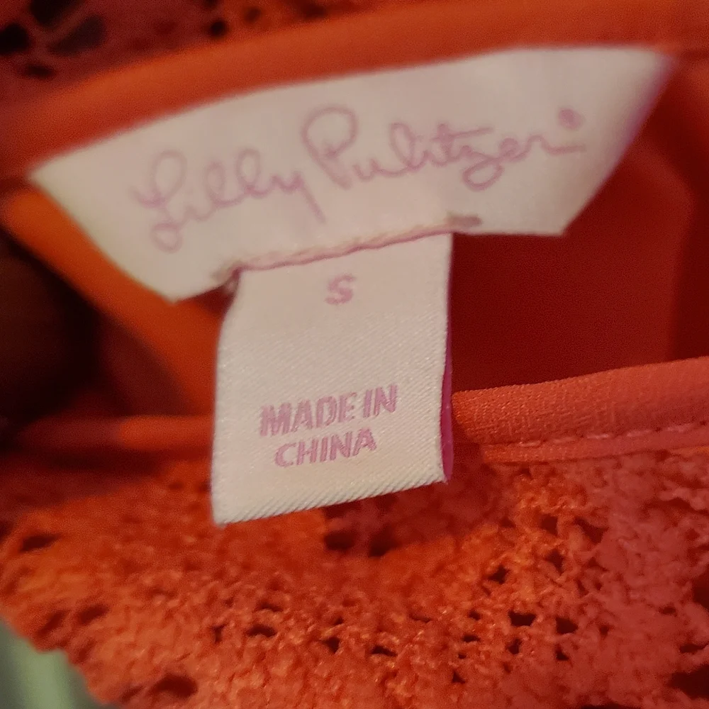 Lilly Pulitzer Topanga Lace Tunic Dress Size Small - Picture 8 of 8